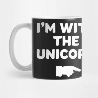 I'm With The Unicorn Birthday Party Mug